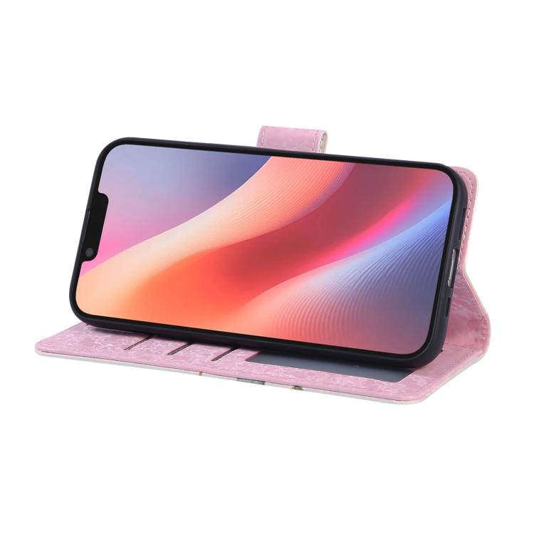 For iPhone 16e Bronzing Painting RFID Leather Case(Rose Flower) by bashfashion