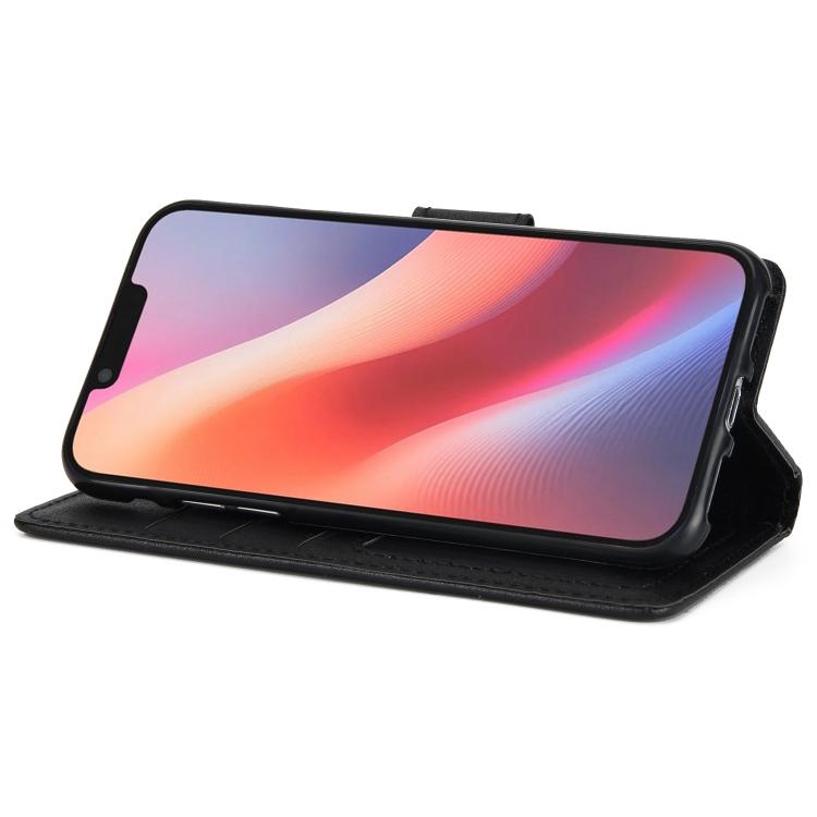 For iPhone 16e 3-Card Slots Multifunctional Leather Phone Case(Black) by bashfashion