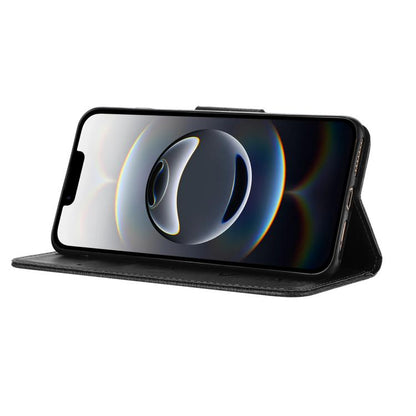 For iPhone 16e Butterfly Embossed Flip Leather Phone Case(Black) by bashfashion