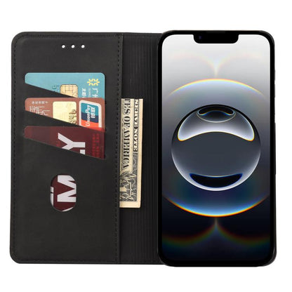 For iPhone 16e Skin Feel Splicing Leather Phone Case(Black) by bashfashion