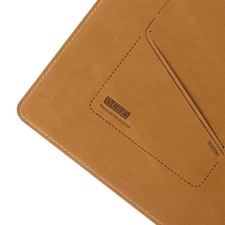 For iPad Pro 11 inch (2020) GEBEI PU+TPU Horizontal Flip Protective Tablet Case with Holder & Card Slots(Brown) by GEBEI