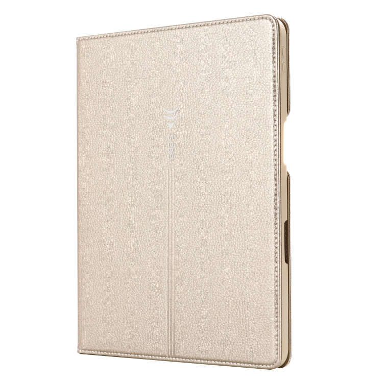 For iPad Pro 11 inch (2020) GEBEI PU+TPU Horizontal Flip Protective Tablet Case with Holder & Card Slots(Gold) by GEBEI