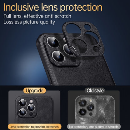 For iPhone 15 Plus SULADA Shockproof TPU Hybrid Handmade Leather Phone Case(Orange) by SULADA