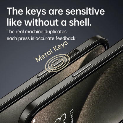 For iPhone 15 Plus SULADA Metal Frame + Nano Glass + TPU Phone Case(Gold) by SULADA