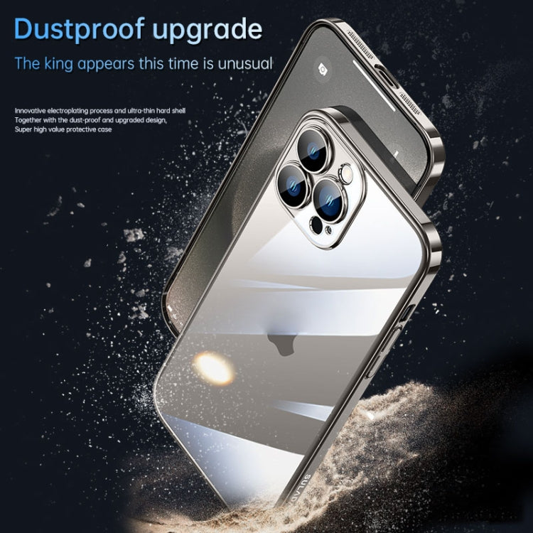 For iPhone 15 Pro Max SULADA JINGJIA Series Lens Protector PC Phone Case(Silver) by SULADA