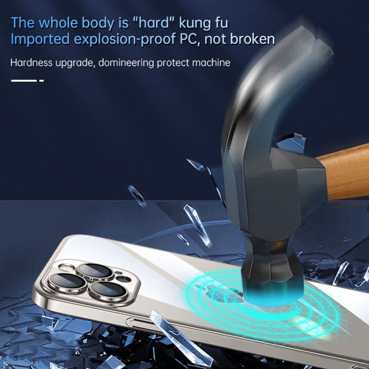 For iPhone 15 Pro Max SULADA JINGJIA Series Lens Protector PC Phone Case(Sierra Blue) by SULADA