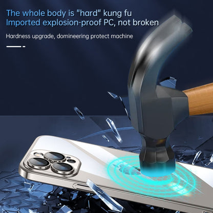 For iPhone 15 Plus SULADA JINGJIA Series Lens Protector PC Phone Case(Titanium Blue) by SULADA