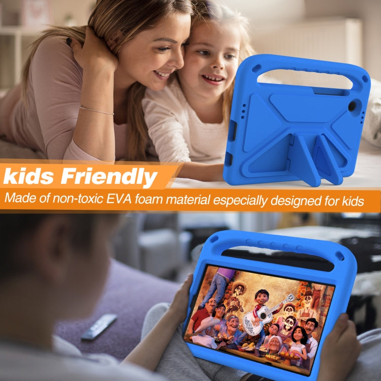 For Samsung Galaxy Tab Tab A11 / A9 Handle EVA Shockproof Tablet Case with Holder(Blue) by bashfashion