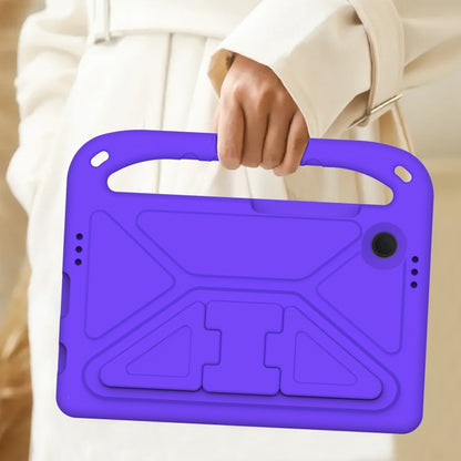 For Samsung Galaxy Tab Tab A11 / A9 Handle EVA Shockproof Tablet Case with Holder(Purple) by bashfashion