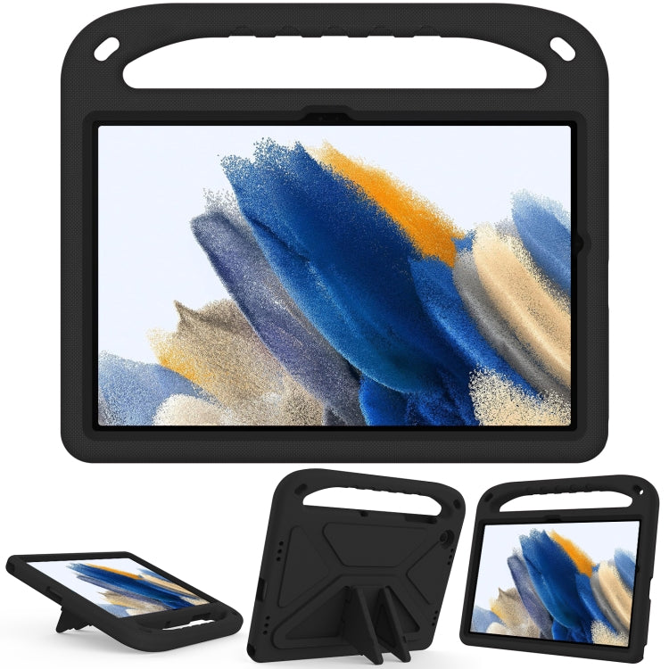 For Samsung Galaxy Tab Tab A11+ / A9+ Handle EVA Shockproof Tablet Case with Holder(Black) by bashfashion