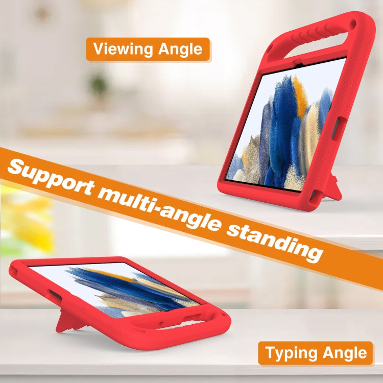 For Samsung Galaxy Tab Tab A11+ / A9+ Handle EVA Shockproof Tablet Case with Holder(Red) by bashfashion
