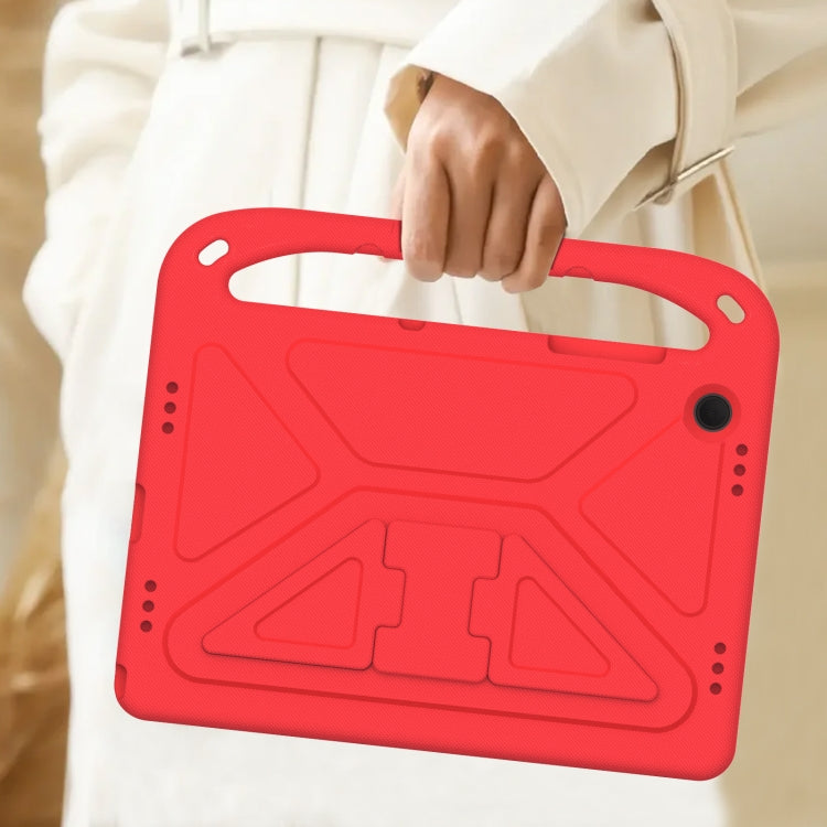For Samsung Galaxy Tab Tab A11+ / A9+ Handle EVA Shockproof Tablet Case with Holder(Red) by bashfashion