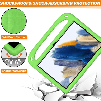 For Samsung Galaxy Tab Tab A11+ / A9+ Handle EVA Shockproof Tablet Case with Holder(Green) by bashfashion
