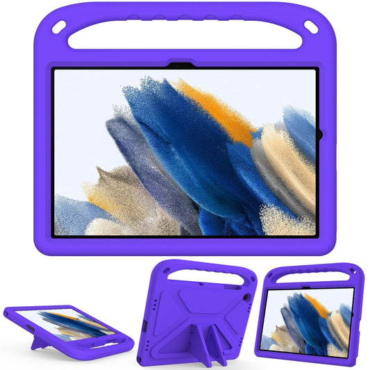 For Samsung Galaxy Tab Tab A11+ / A9+ Handle EVA Shockproof Tablet Case with Holder(Purple) by bashfashion