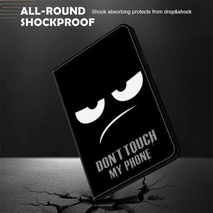 For Samsung Galaxy Tab A7 Lite 8.7 Crystal Texture Painted Leather Tablet Case(Dont Touch My Phone) by bashfashion