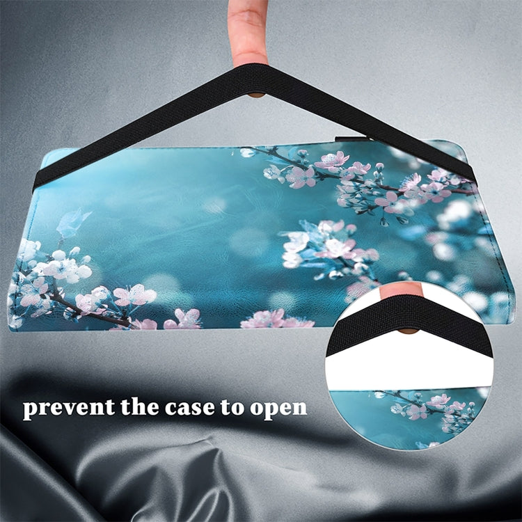 For Samsung Galaxy Tab A 8.0 2019 Crystal Texture Painted Leather Tablet Case(Plum Bossom) by bashfashion