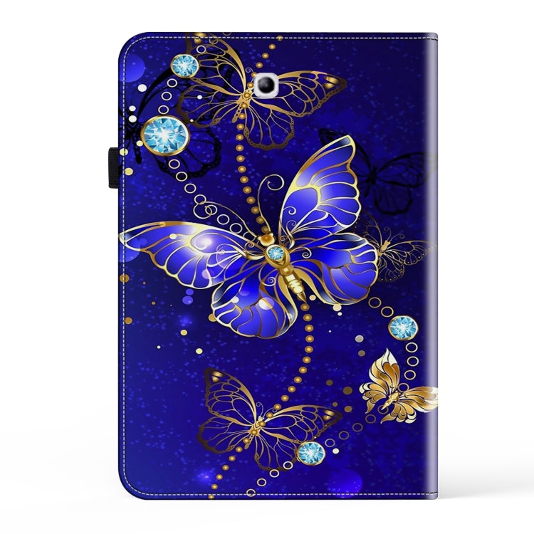 For Samsung Galaxy Tab S2 9.7 T810/T815 Crystal Texture Painted Leather Tablet Case(Diamond Butterflies) by bashfashion