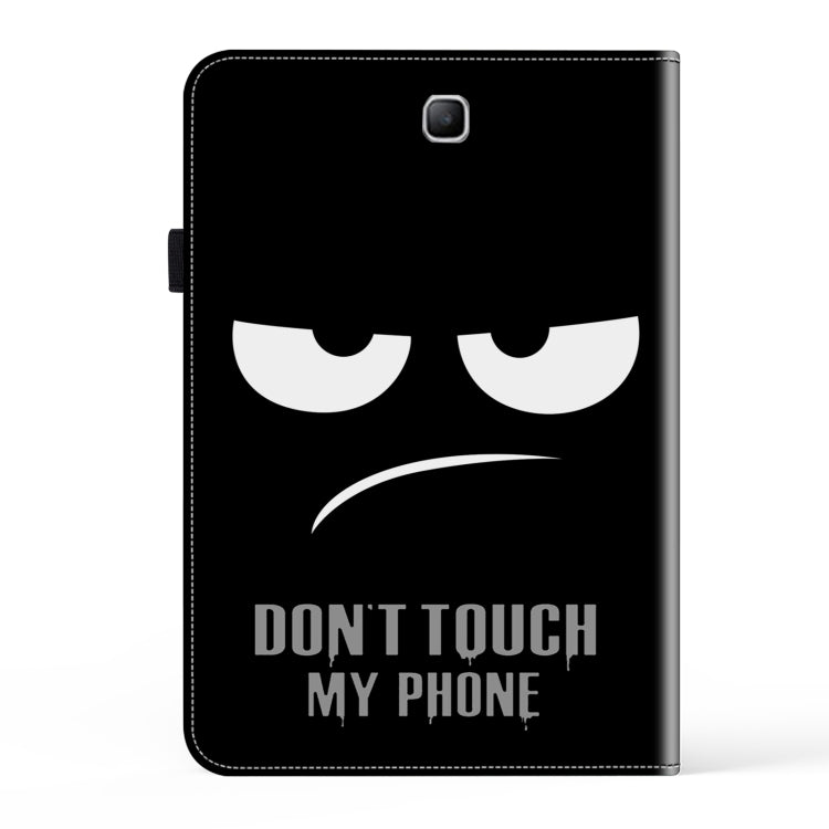 For Samsung Galaxy Tab A 9.7 Crystal Texture Painted Leather Tablet Case(Dont Touch My Phone) by bashfashion