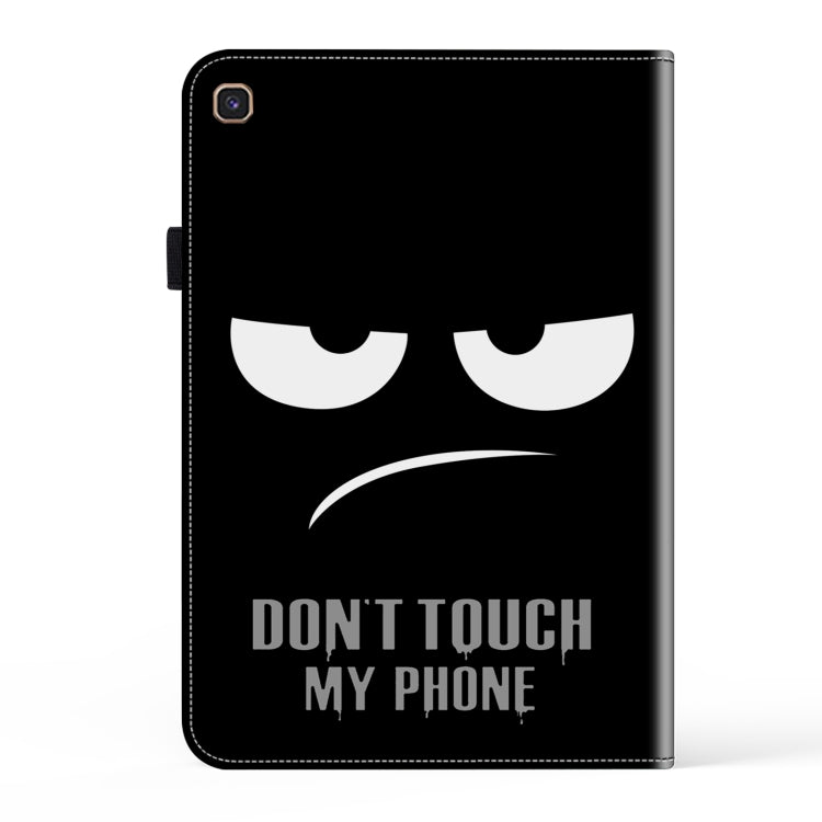 For Samsung Galaxy Tab S5e Crystal Texture Painted Leather Tablet Case(Dont Touch My Phone) by bashfashion