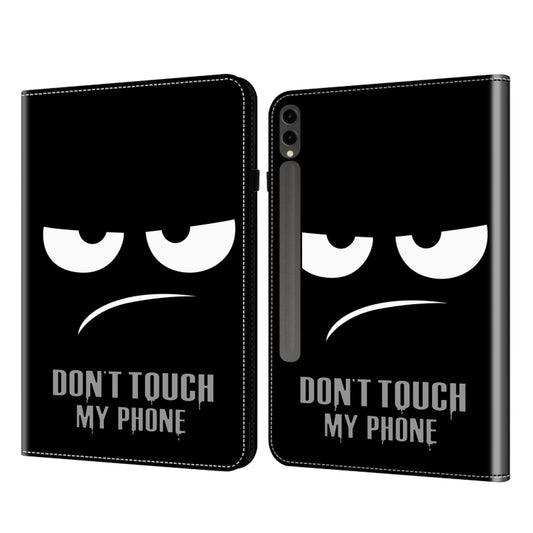 For Samsung Galaxy Tab S7 FE Crystal Texture Painted Leather Tablet Case(Dont Touch My Phone) by bashfashion