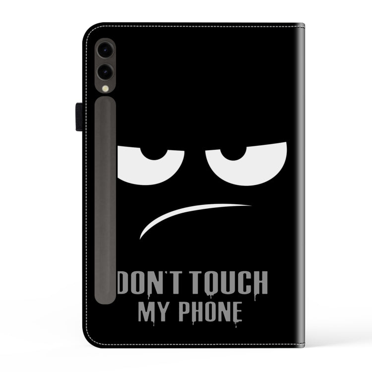 For Samsung Galaxy Tab S7 FE Crystal Texture Painted Leather Tablet Case(Dont Touch My Phone) by bashfashion