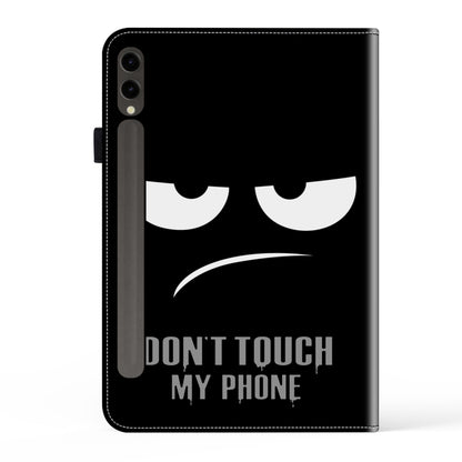 For Samsung Galaxy Tab S7 FE Crystal Texture Painted Leather Tablet Case(Dont Touch My Phone) by bashfashion