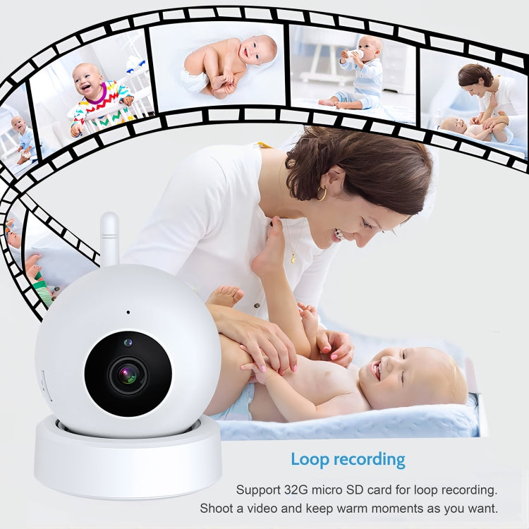 ABM201 4.5 inch Wireless Video Night Vision Baby Monitor Security Camera(US Plug) by bashfashion