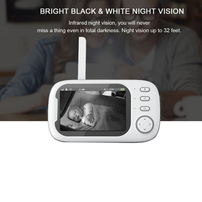 ABM600 3.5 inch Wireless Video Night Vision Baby Monitor Security Camera(US Plug) by bashfashion