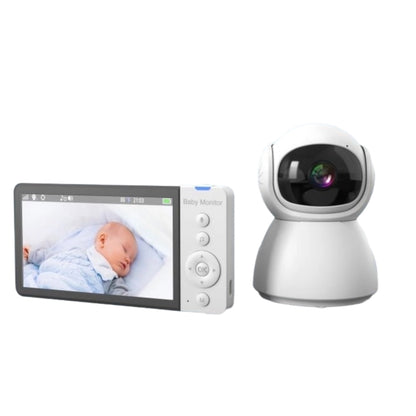 ABM700 5 inch Wireless Video Night Vision Baby Monitor Security Camera(US Plug) by bashfashion