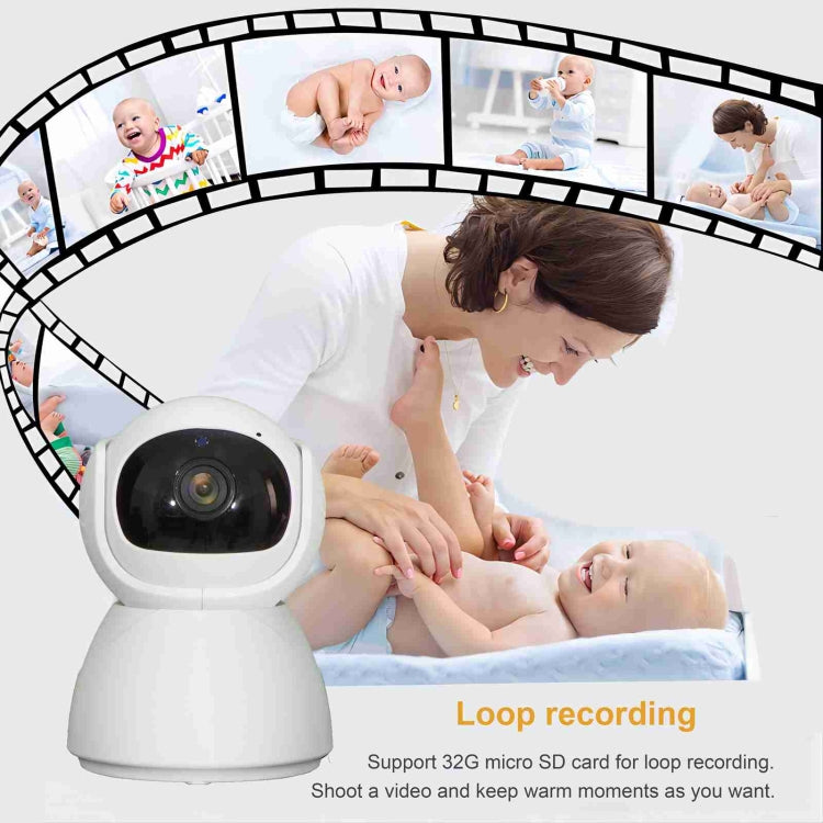 ABM700 5 inch Wireless Video Night Vision Baby Monitor Security Camera(EU Plug) by bashfashion