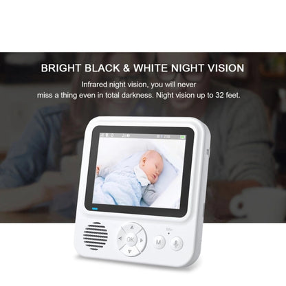 ABM900 2.8 inch Wireless Video Night Vision Baby Monitor Security Camera(US Plug) by bashfashion