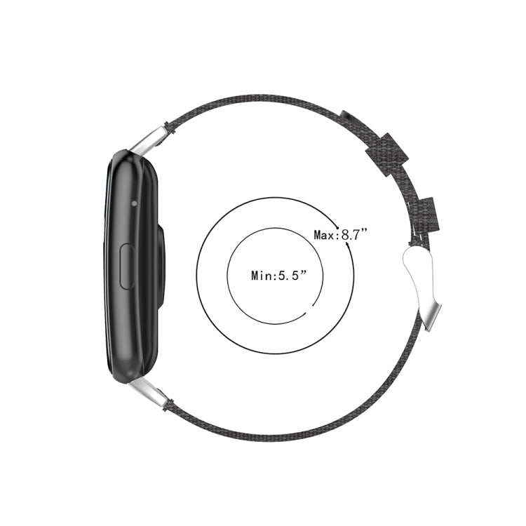 For Huawei Watch Fit Special Edition Nylon Braided Watch Band(Pink) by bashfashion