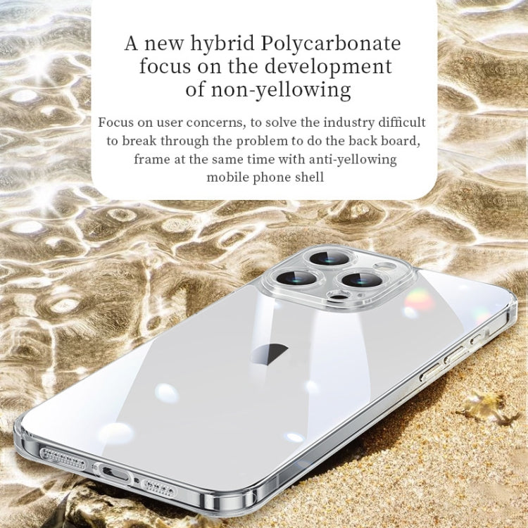 For iPhone 15 Plus SULADA TPU Frame + Tempered Glass Transparent Phone Case(White) by SULADA