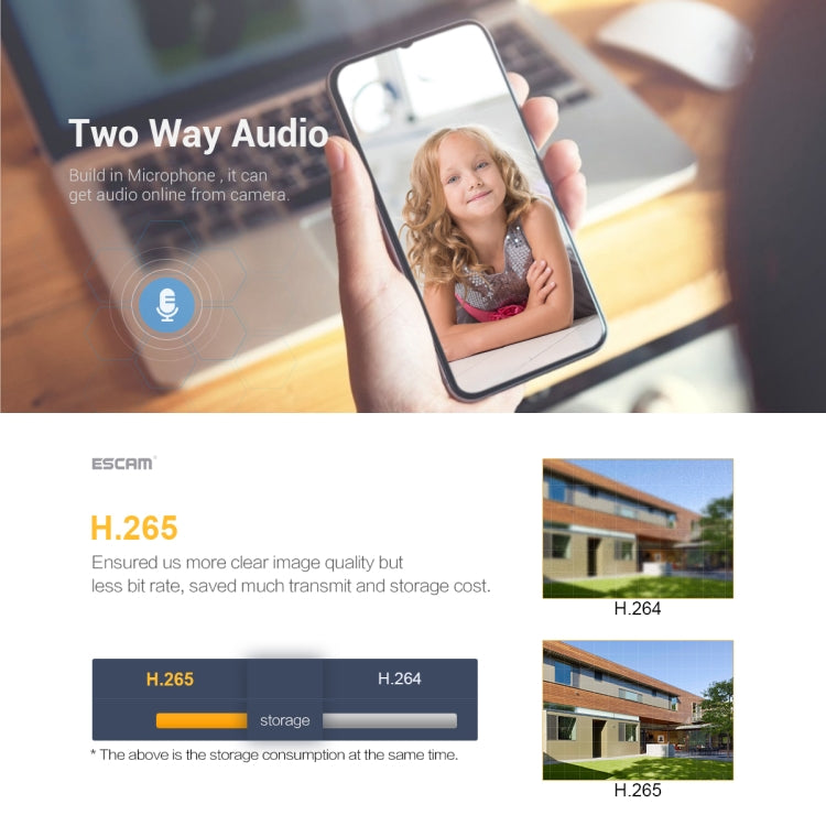 ESCAM PT212 4MP Dual Lens Robot Dog WiFi Camera Supports Cloud Storage/Two-way Audio/Night Vision, Specification:US Plug by ESCAM