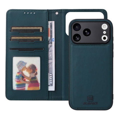 For iPhone 17 Pro Max BETOPNICE BN-005 2 in 1 Detachable Imitate Genuine Leather Phone Case(Blue) by BETOPNICE