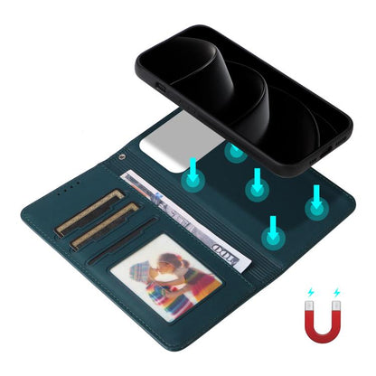 For iPhone 17 Pro Max BETOPNICE BN-005 2 in 1 Detachable Imitate Genuine Leather Phone Case(Blue) by BETOPNICE