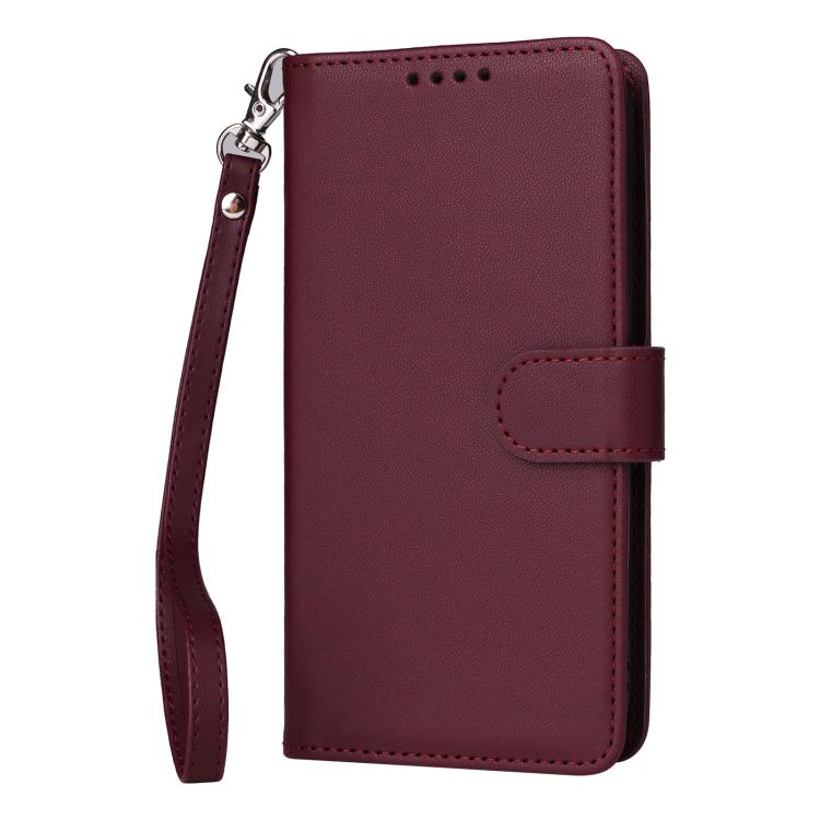 For iPhone 17 Pro Max BETOPNICE BN-005 2 in 1 Detachable Imitate Genuine Leather Phone Case(Wine Red) by BETOPNICE