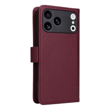 For iPhone 17 Pro Max BETOPNICE BN-005 2 in 1 Detachable Imitate Genuine Leather Phone Case(Wine Red) by BETOPNICE
