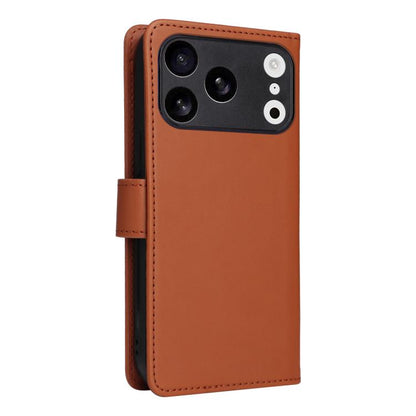 For iPhone 17 Pro BETOPNICE BN-005 2 in 1 Detachable Imitate Genuine Leather Phone Case(Brown) by BETOPNICE