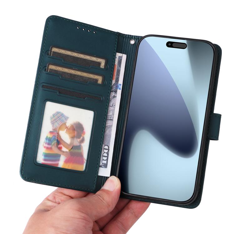 For iPhone 17 Pro BETOPNICE BN-005 2 in 1 Detachable Imitate Genuine Leather Phone Case(Blue) by BETOPNICE