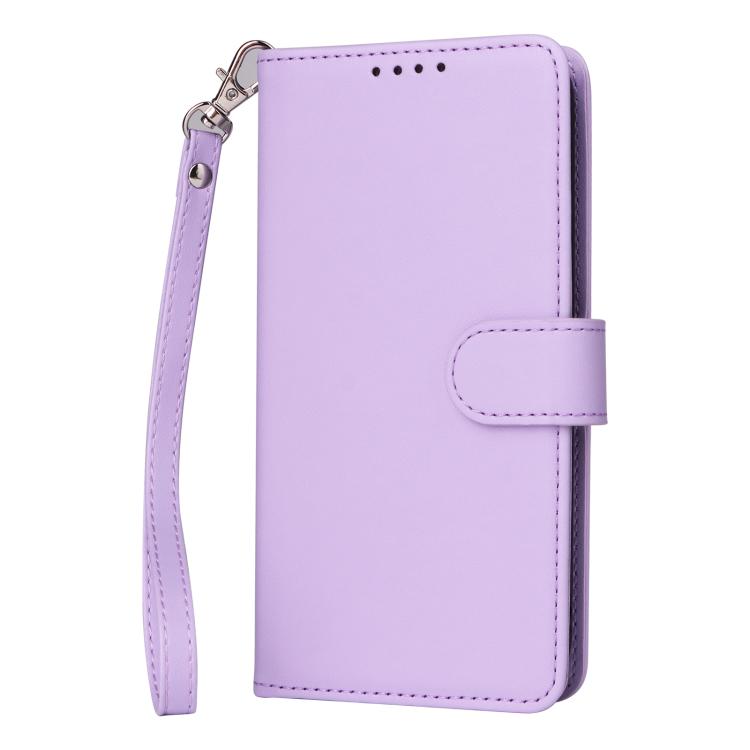 For iPhone 17 BETOPNICE BN-005 2 in 1 Detachable Imitate Genuine Leather Phone Case(Light Purple) by BETOPNICE