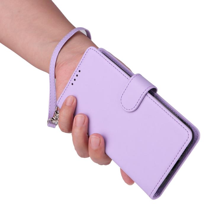For iPhone 17 BETOPNICE BN-005 2 in 1 Detachable Imitate Genuine Leather Phone Case(Light Purple) by BETOPNICE