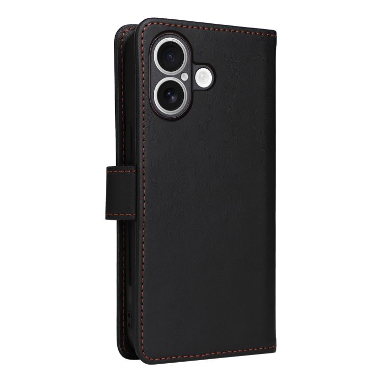 For iPhone 17 BETOPNICE BN-005 2 in 1 Detachable Imitate Genuine Leather Phone Case(Black) by BETOPNICE