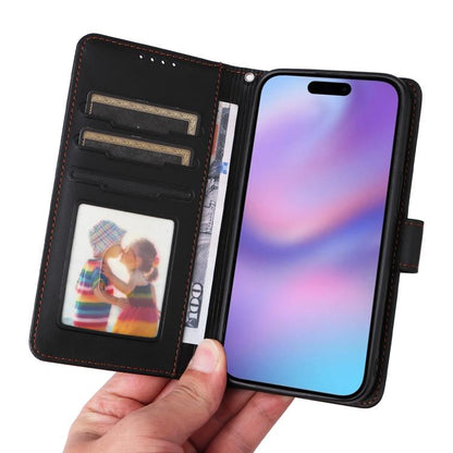 For iPhone 17 BETOPNICE BN-005 2 in 1 Detachable Imitate Genuine Leather Phone Case(Black) by BETOPNICE