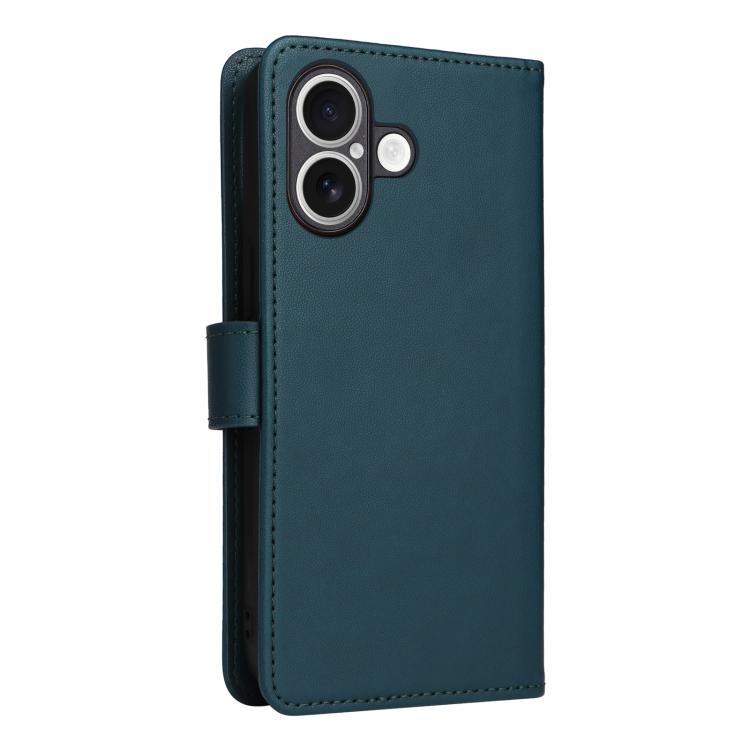 For iPhone 17 BETOPNICE BN-005 2 in 1 Detachable Imitate Genuine Leather Phone Case(Blue) by BETOPNICE