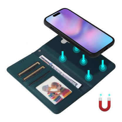 For iPhone 17 BETOPNICE BN-005 2 in 1 Detachable Imitate Genuine Leather Phone Case(Blue) by BETOPNICE