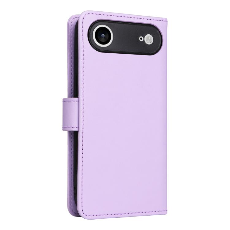 For iPhone Air BETOPNICE BN-005 2 in 1 Detachable Imitate Genuine Leather Phone Case(Light Purple) by BETOPNICE