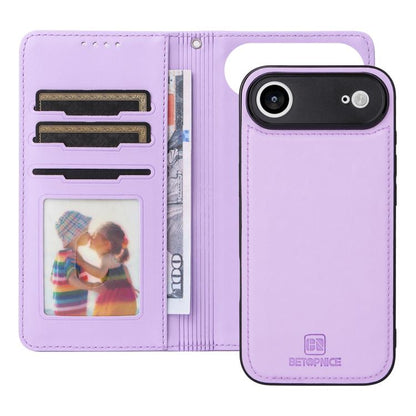 For iPhone Air BETOPNICE BN-005 2 in 1 Detachable Imitate Genuine Leather Phone Case(Light Purple) by BETOPNICE