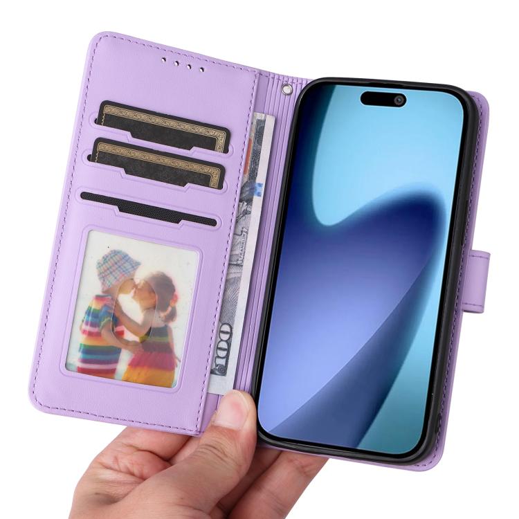For iPhone Air BETOPNICE BN-005 2 in 1 Detachable Imitate Genuine Leather Phone Case(Light Purple) by BETOPNICE