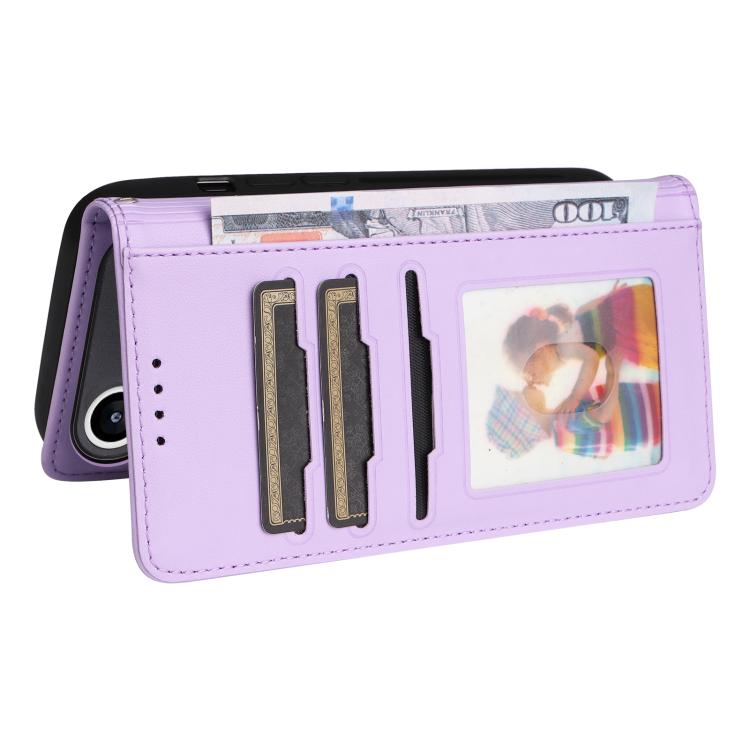 For iPhone Air BETOPNICE BN-005 2 in 1 Detachable Imitate Genuine Leather Phone Case(Light Purple) by BETOPNICE
